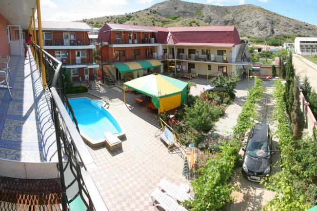 Крым Судак  гостиница с бассейном  